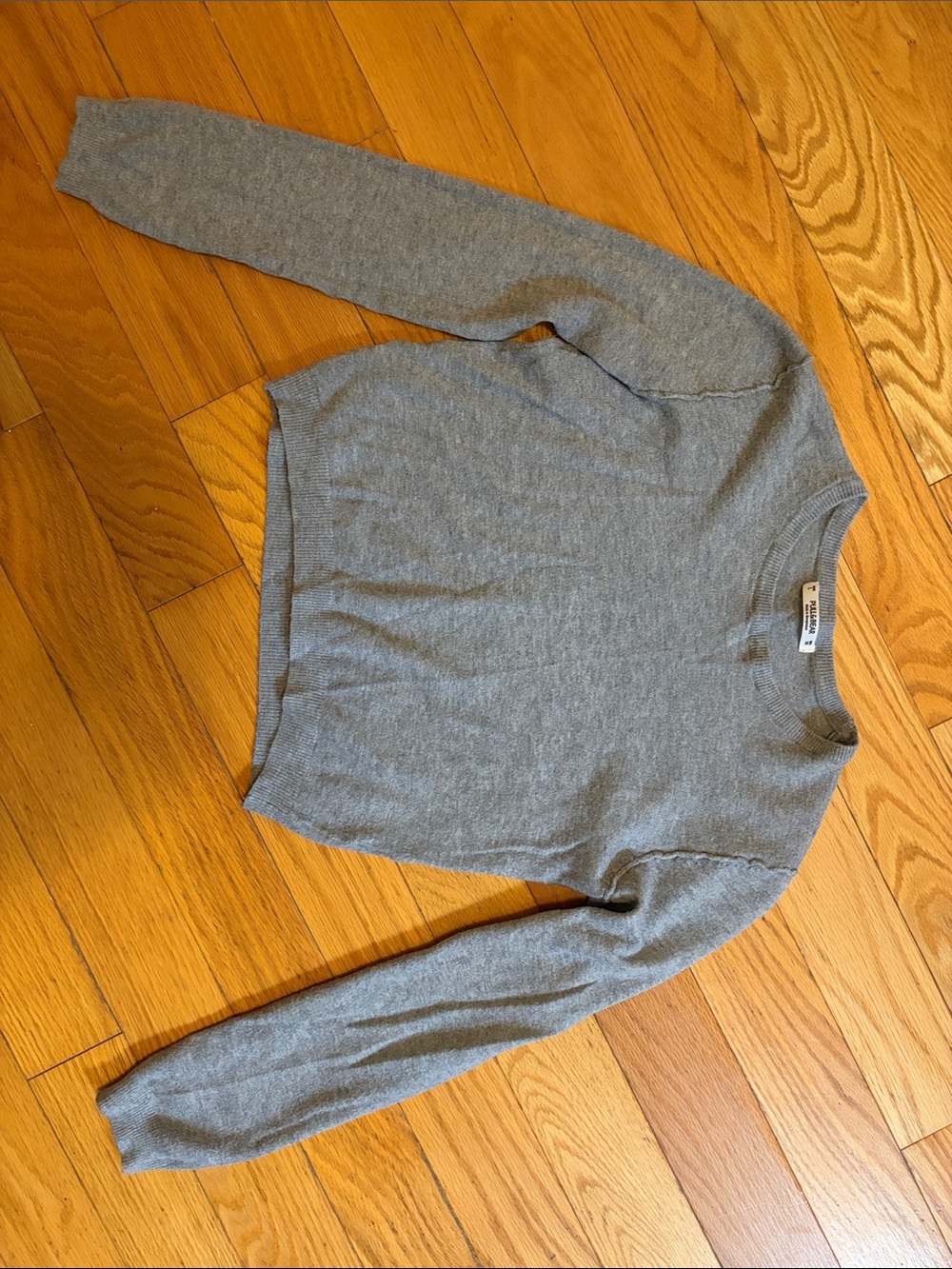 Pull&Bear Grey Crewneck Sweater